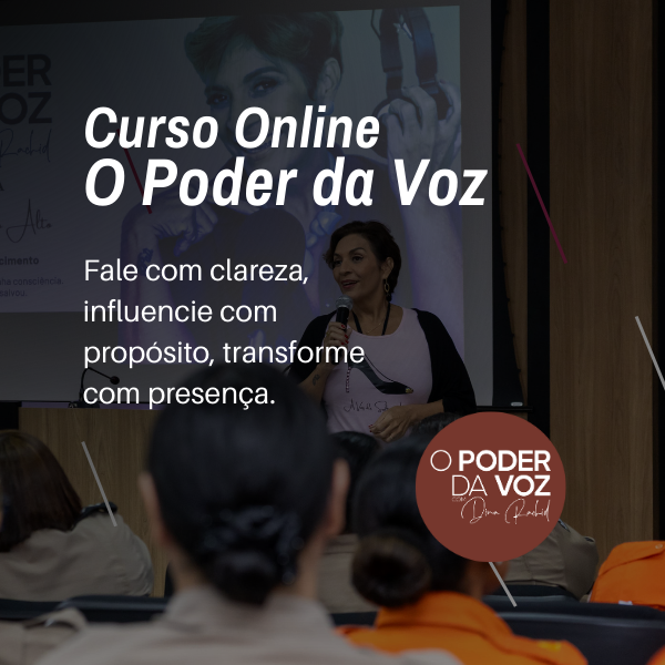 Capa do curso online O Poder da Voz